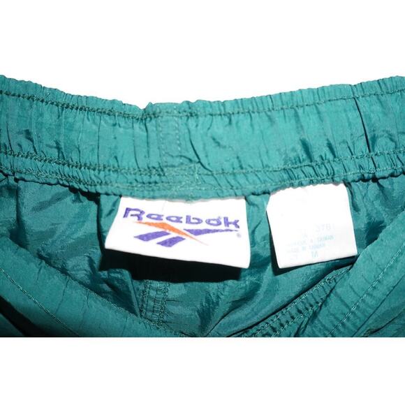 Vintage Reebok Teal Nylon Shorts – Size M - Picture 3 of 4